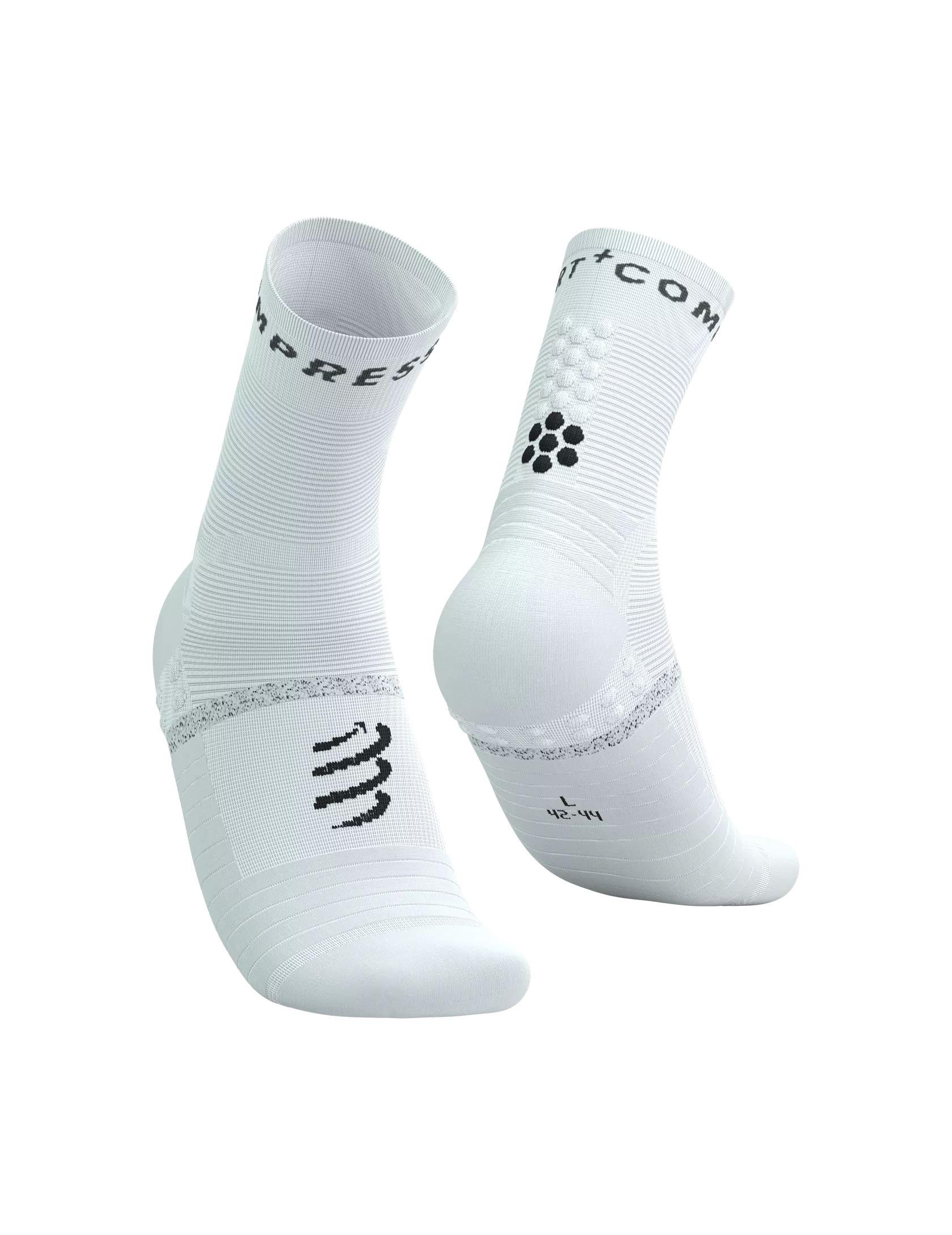 Шкарпетки Compressport Pro Marathon Socks V2.0 T1 White/Black (d0ac34bc) - фото 1