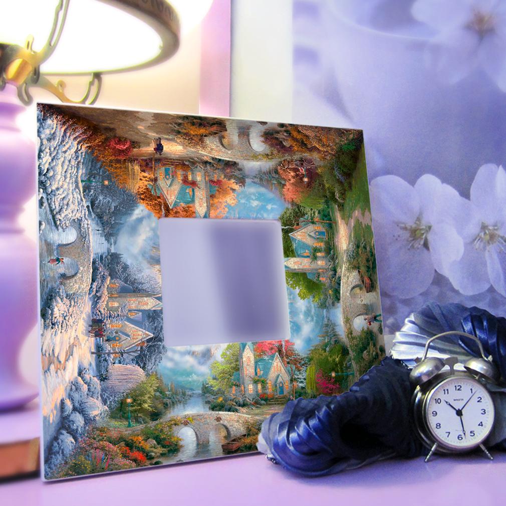 Дзеркало декоративне Чотири сезони Пори року 260х260 мм (M00306) - фото 3