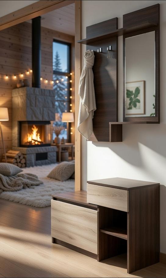 Передпокій Майстер Форм Брайт правосторонній 900х376х2000 мм Венге магія/Дуб крафт сірий (20763)