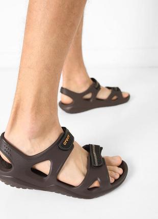 Сандалии мужские Crocs Swiftwater River Sandal р. 44/45 Espresso (1158) - фото 3
