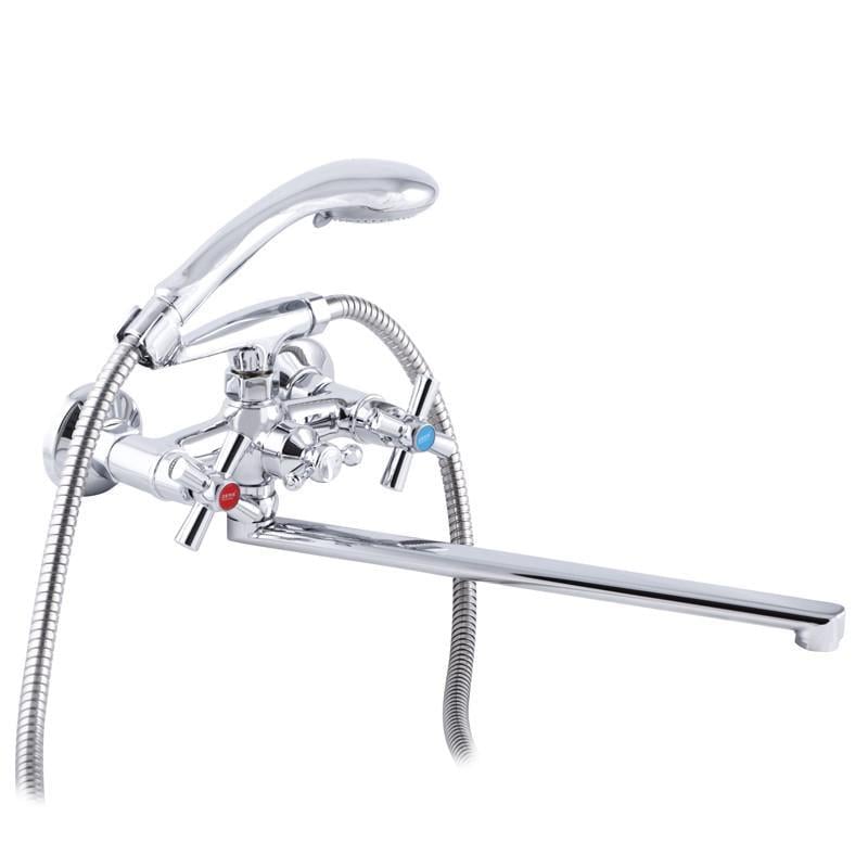 Смеситель для ванны Zerix D4Q 722 с полнооборотной кран-буксой (ZX2960)