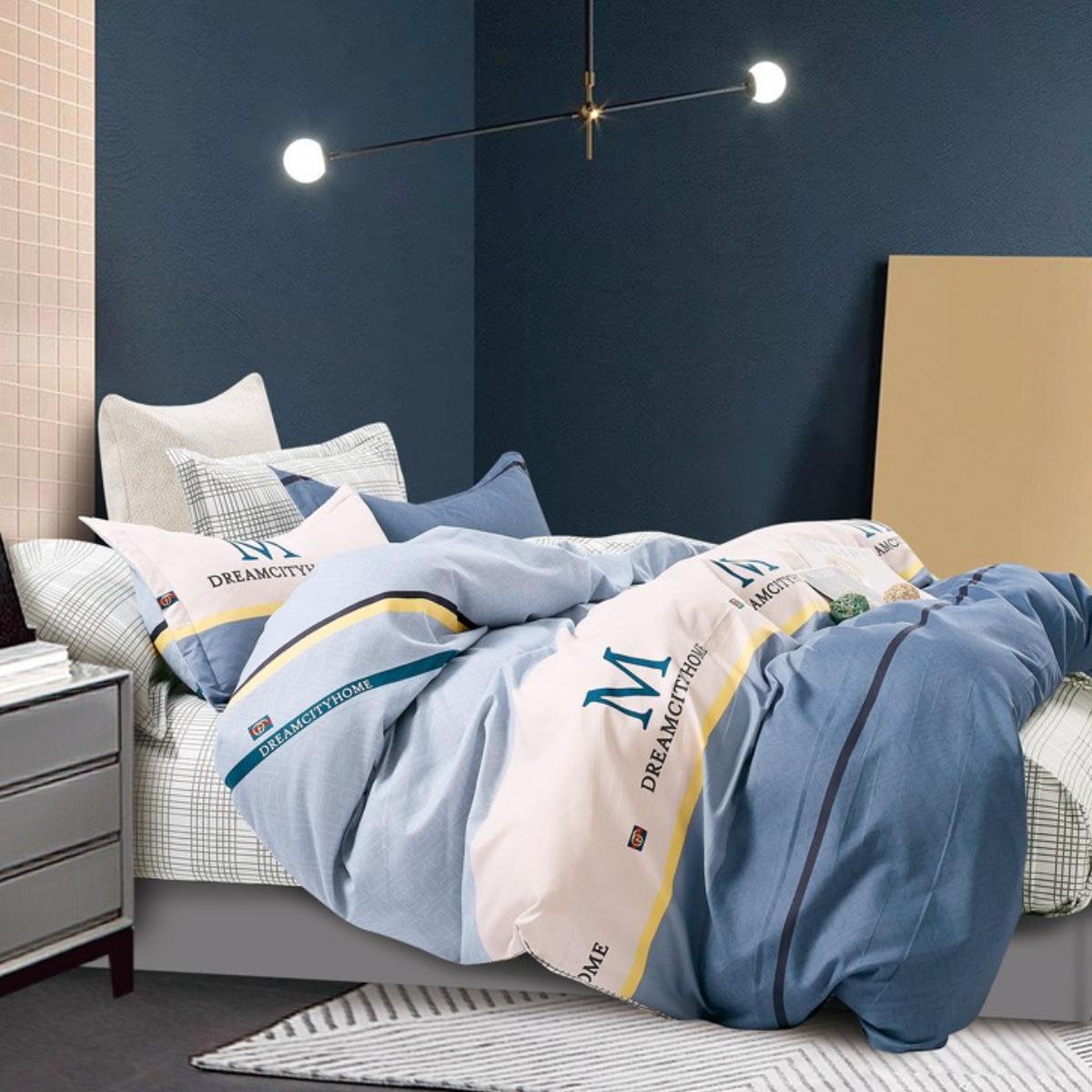 Комплект постільної білизни ZMW Home Textiles Dreamcity home фланель двоспальний (37417)