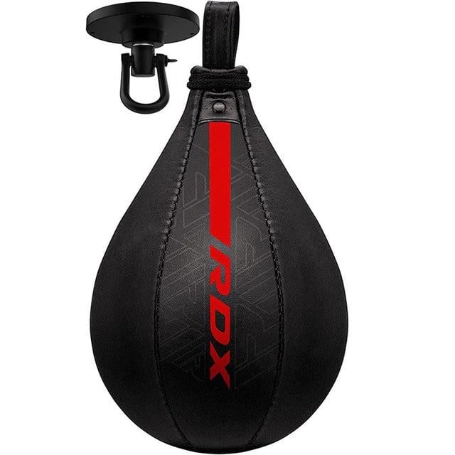 Пневмогруша боксерська RDX F6 KARA SPEED BALL + swivel Matte Red Пневмогруша боксерська RDX F6 KARA SPEED BALL + swivel Matte Red