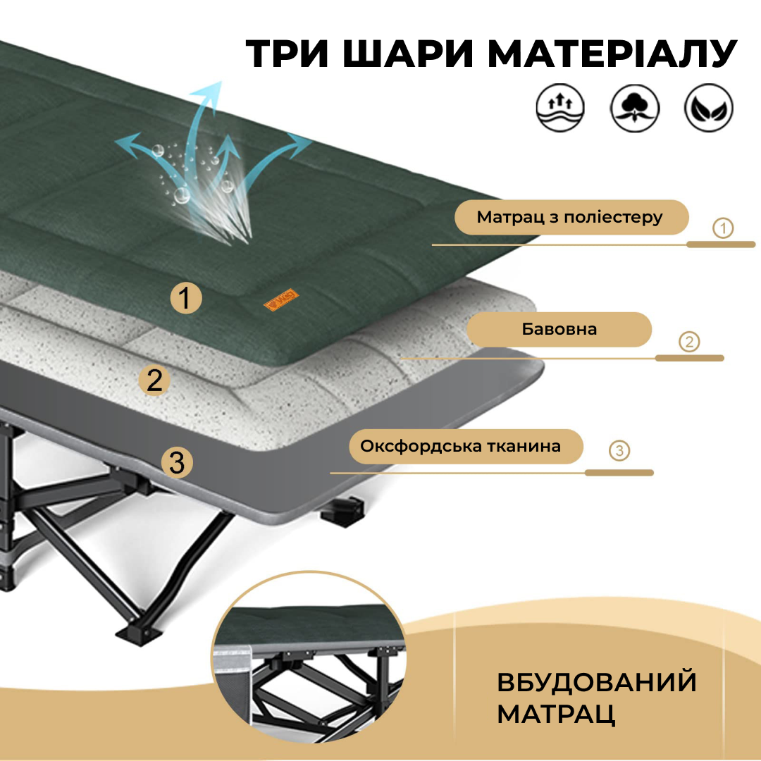 Шезлонг-кровать складная WCG CC-S11 матрас и подушка (CC-S11) - фото 2 Шезлонг-кровать складная WCG CC-S11 матрас и подушка (CC-S11) - фото 2
