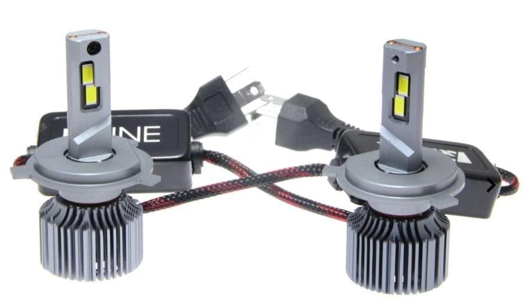 Автолампи Qline Ultra LED +200% 55W H4 H/L 6000K 24v 2 шт.