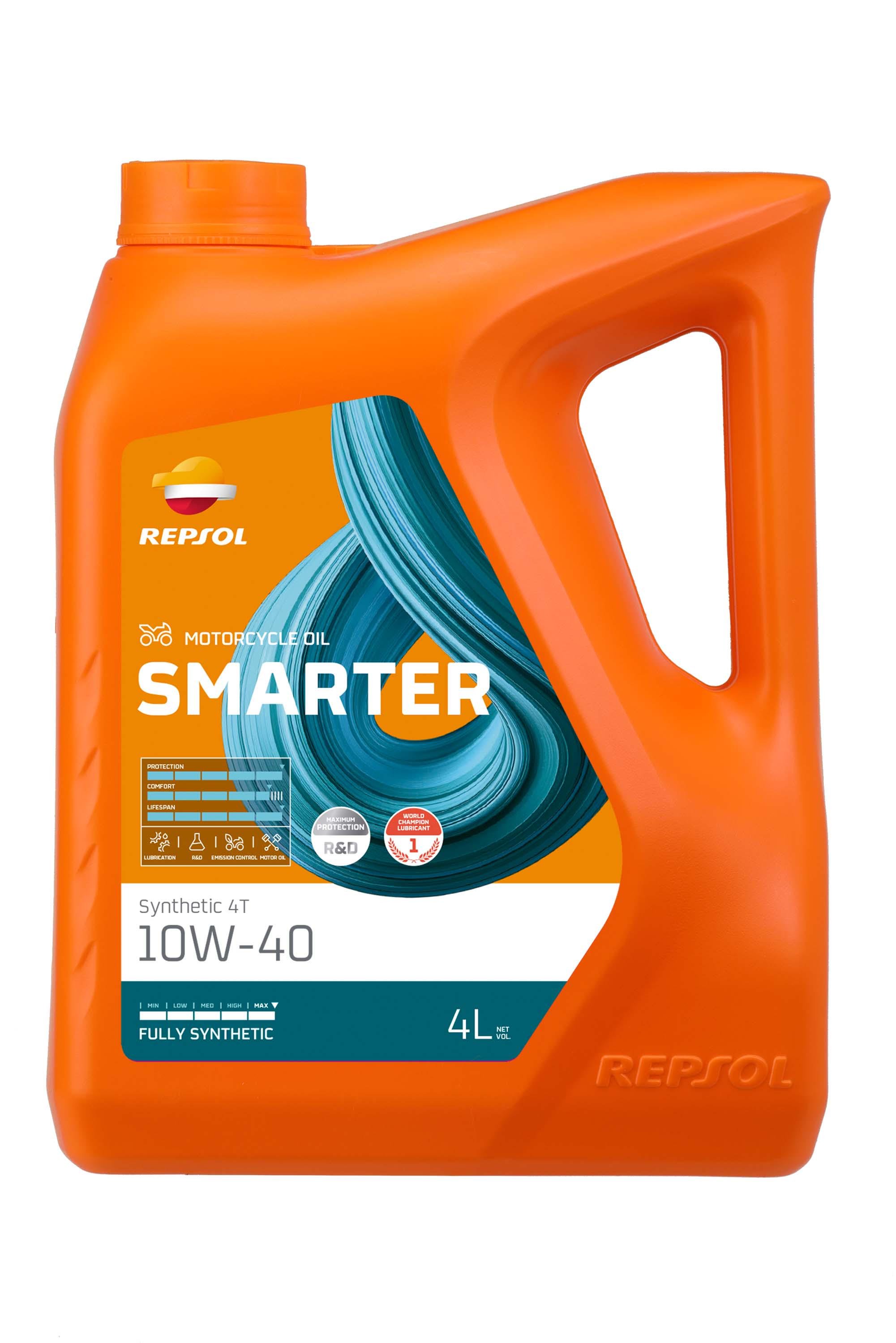 Моторное масло Repsol Smarter Synthetic 4T 10W-40 4 л