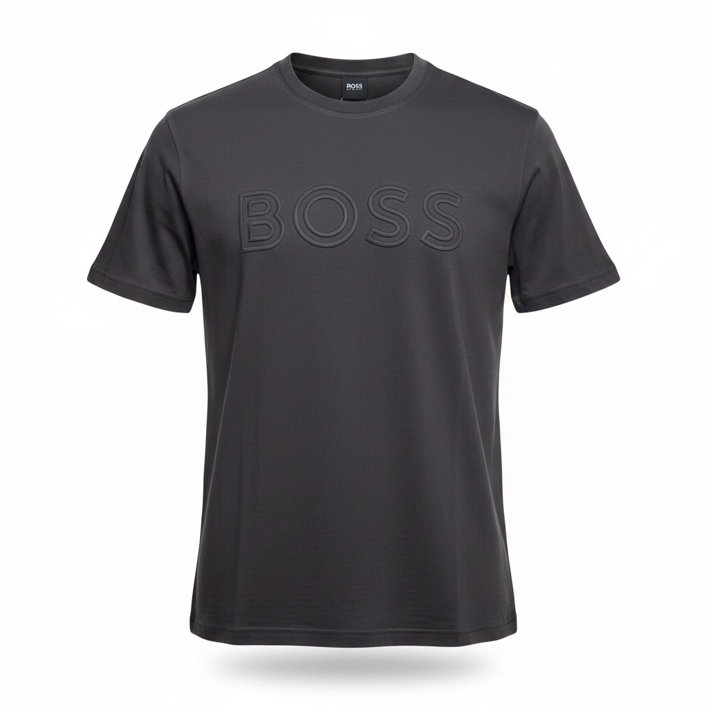 Футболка мужская BOSS Regular Fit Logo T-Shirt М Серый (HB12002.1M)