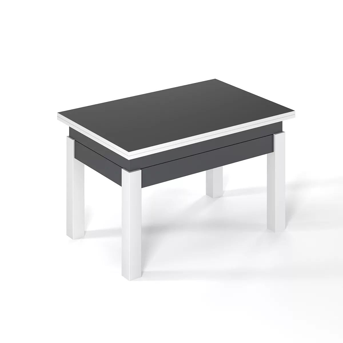 Журнальний стіл-трансформер Art in Нead B-Fly ламінована ДСП/дерево Графіт сірий/Білий діамант (TB09070700110)