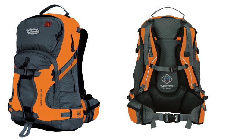 Рюкзак Terra Incognita Snow-Tech 40 Оранжевый (TI-00957)