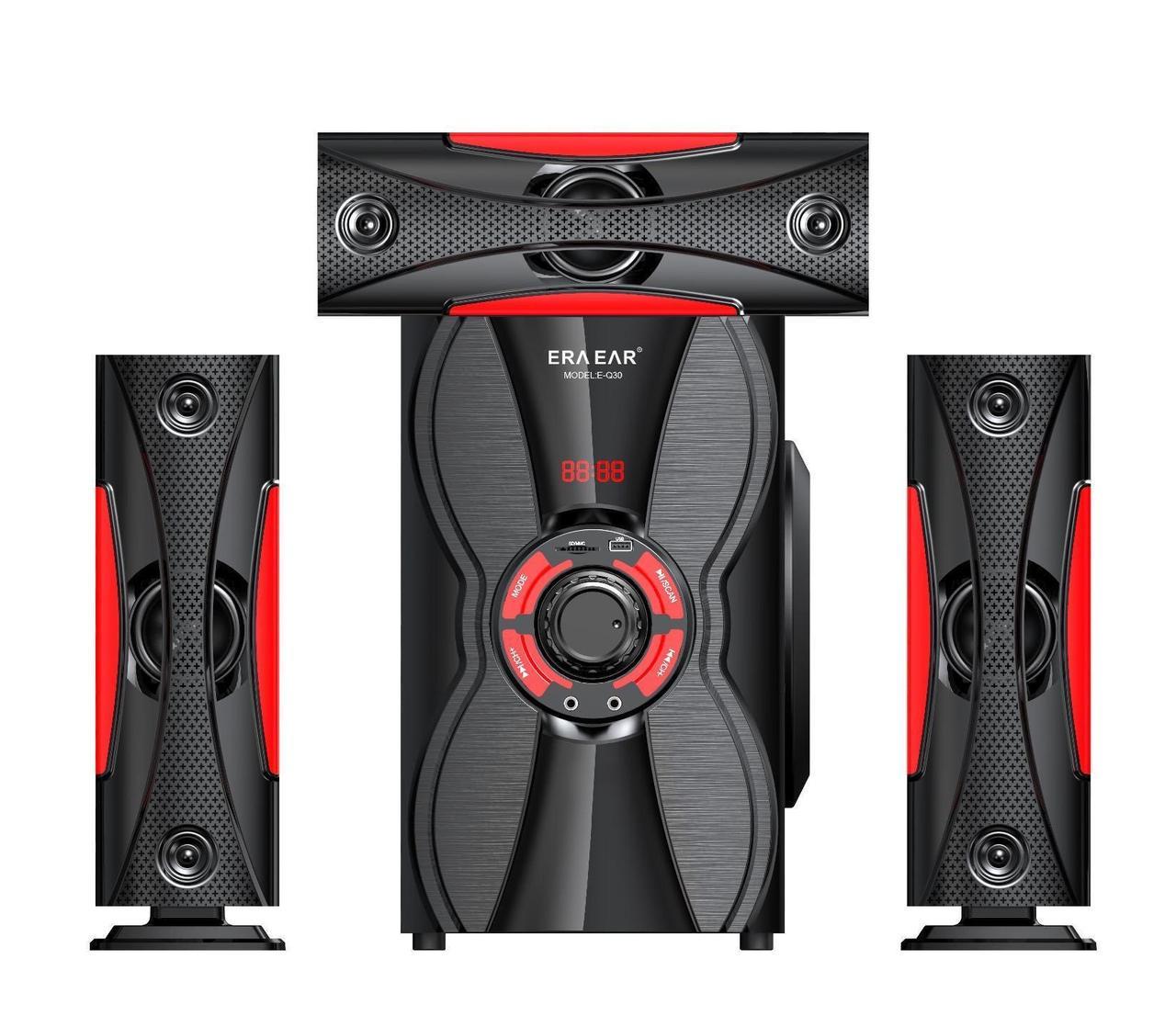 Музыкальный центр с блютузом ERAEAR E-Q 30/9655, мощный домашний аудио плеер.