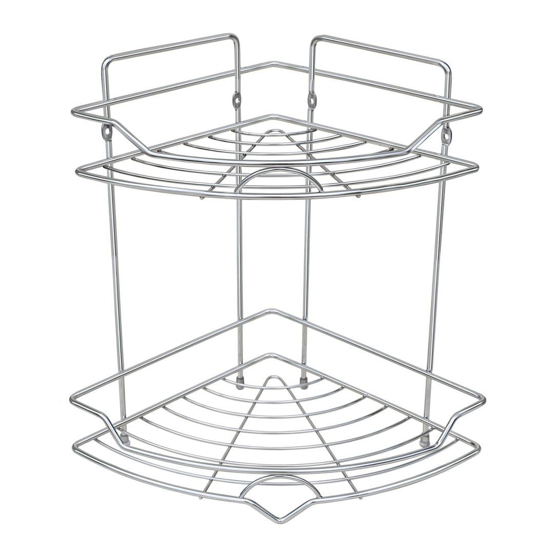 Полка для ванной комнаты двухъярусная Homax 24x24x33 см (EBA 5003 S/S)