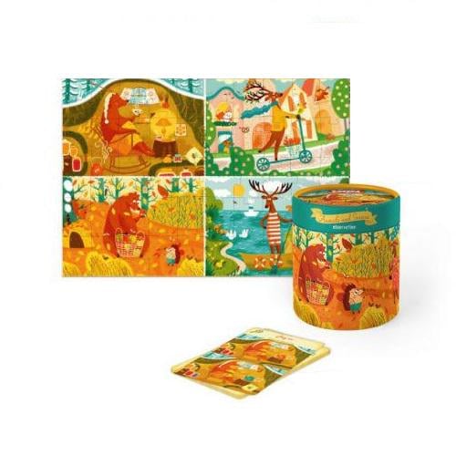 Пазл-гра Як звірі пори року зустрічали 50 елементів (153584)