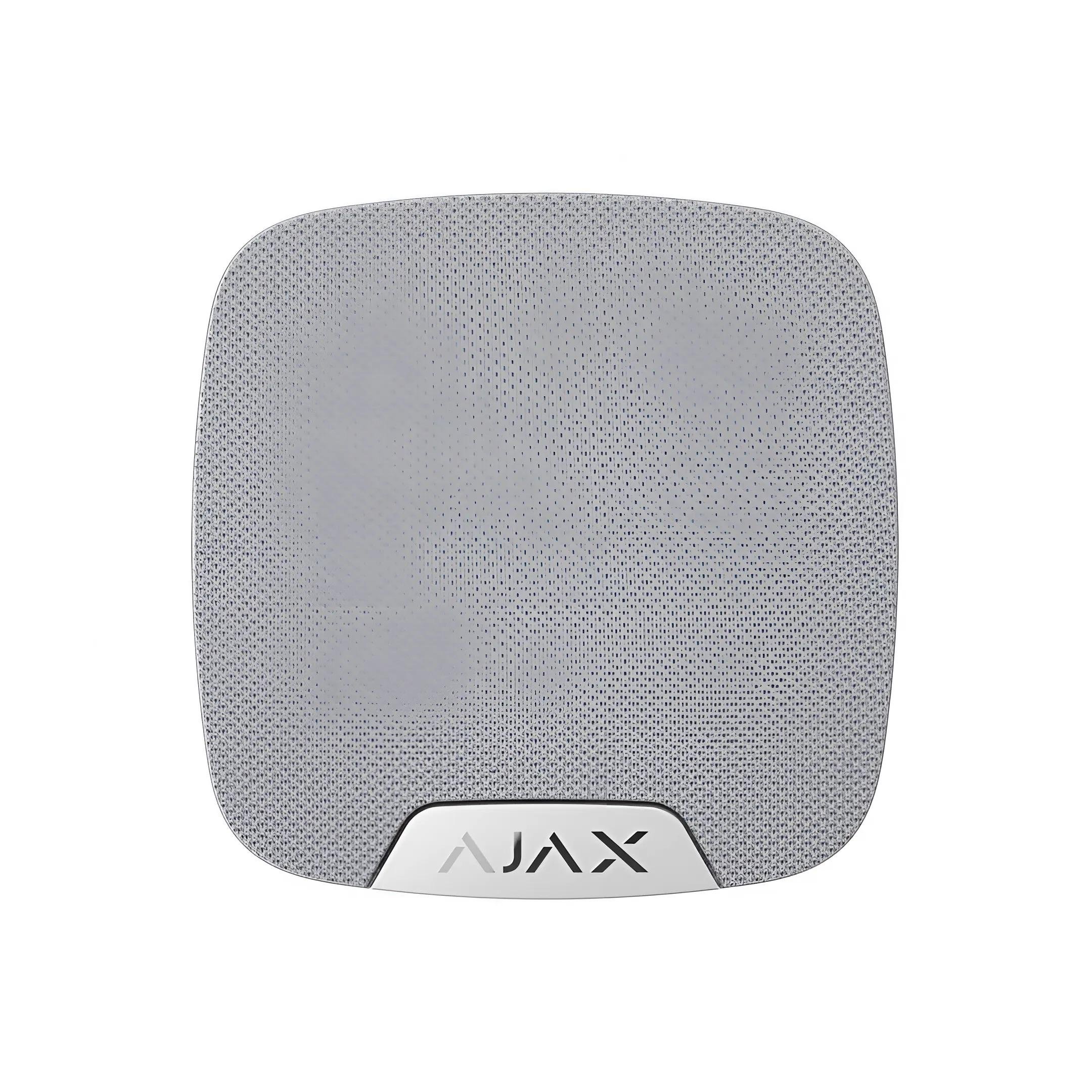 Охранная сирена внутренняя беспроводная Ajax HomeSiren 2хCR123A защита IP50 81-105 дБ Белый (26075648)