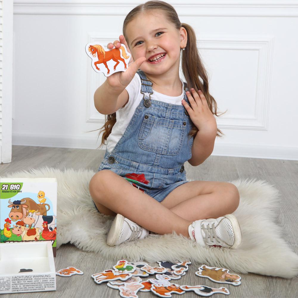 Набір магнитів Magdum Ферма Сімейки 21 шт. (ML4031-21 EN) - фото 5 Набір магнитів Magdum Ферма Сімейки 21 шт. (ML4031-21 EN) - фото 5