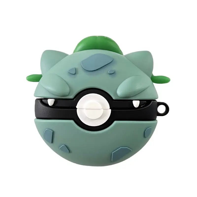 Чехол силиконовый Alitek для наушников Samsung Galaxy Buds 3/3 Pro с карабином Покемон Покебол (00117)