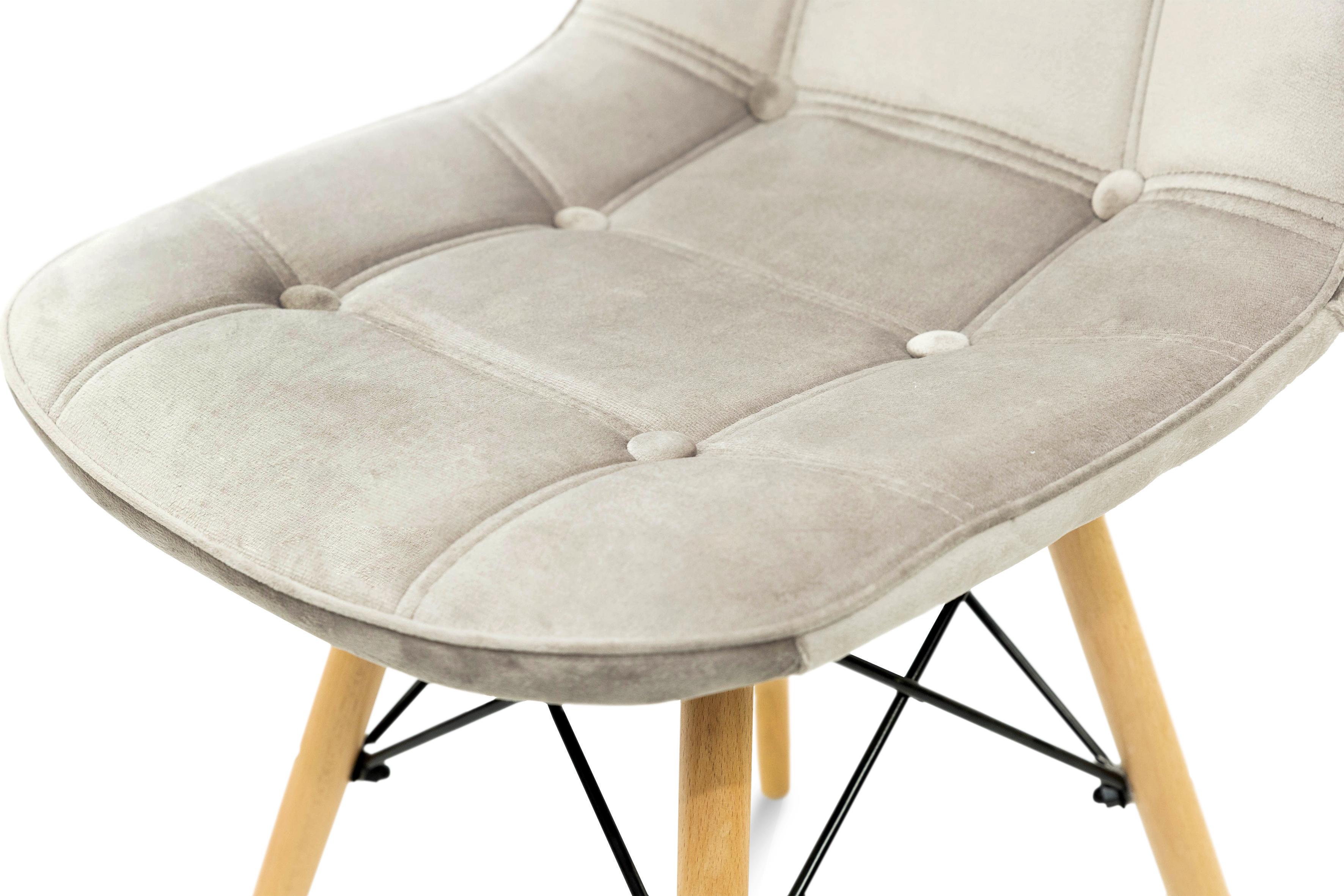 Стілець для кухні та вітальні Джастін Justin велюр 460х840х500 мм Пісочний (GAА0056078) - фото 6 Стілець для кухні та вітальні Джастін Justin велюр 460х840х500 мм Пісочний (GAА0056078) - фото 6