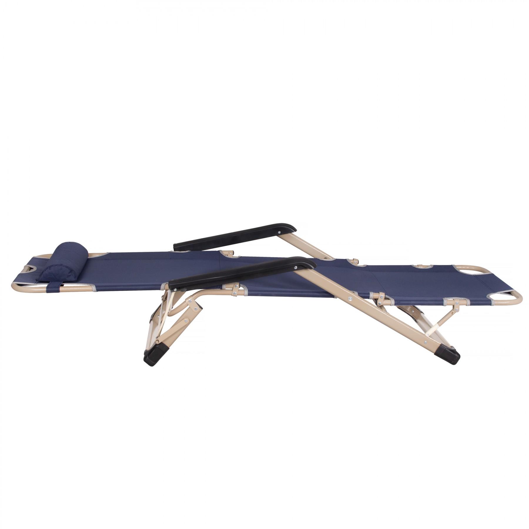 Шезлонг Springos Zero Gravity Синій (19971) - фото 2