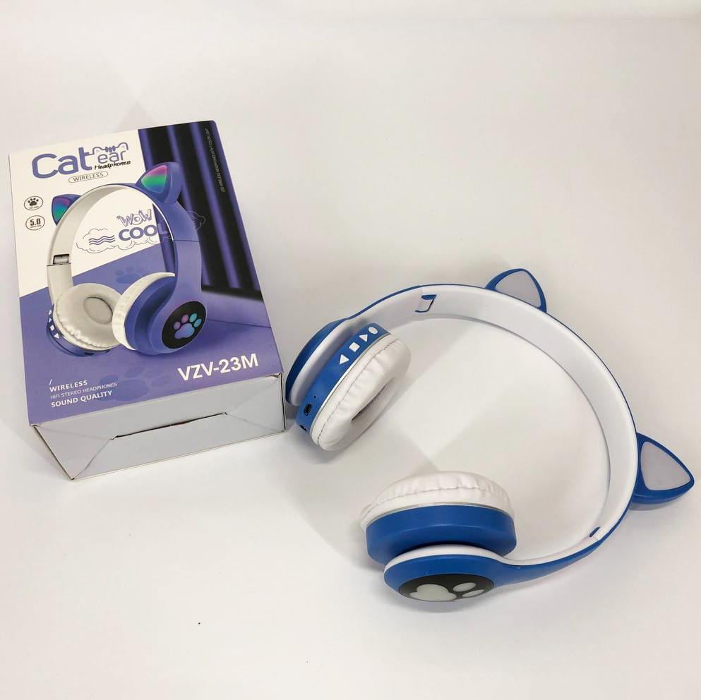 Беспроводная передача ручной работы с кошачьими ушами и RGB освещением кошка VZV 23M Blue - фото 2 Беспроводная передача ручной работы с кошачьими ушами и RGB освещением кошка VZV 23M Blue - фото 2