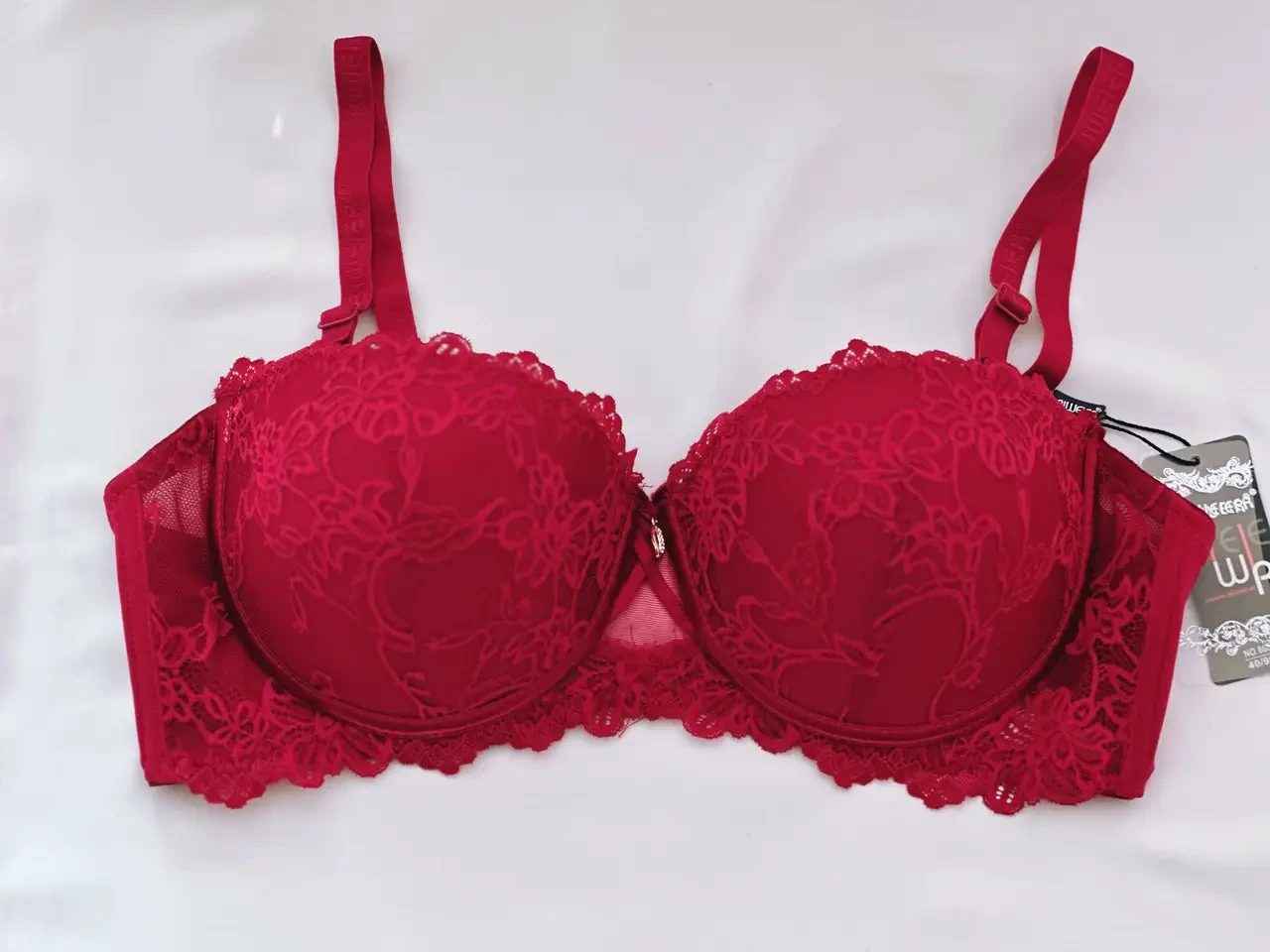 Бюстгальтер Biweier на косточках из Push-Up 85С Красный (86028)