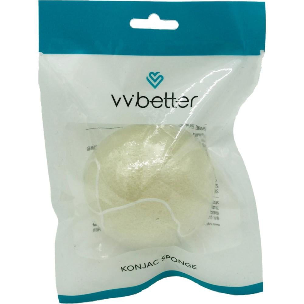 Спонж конняка для лица VVbetter Konjac Sponge 5 г (2283999696)
