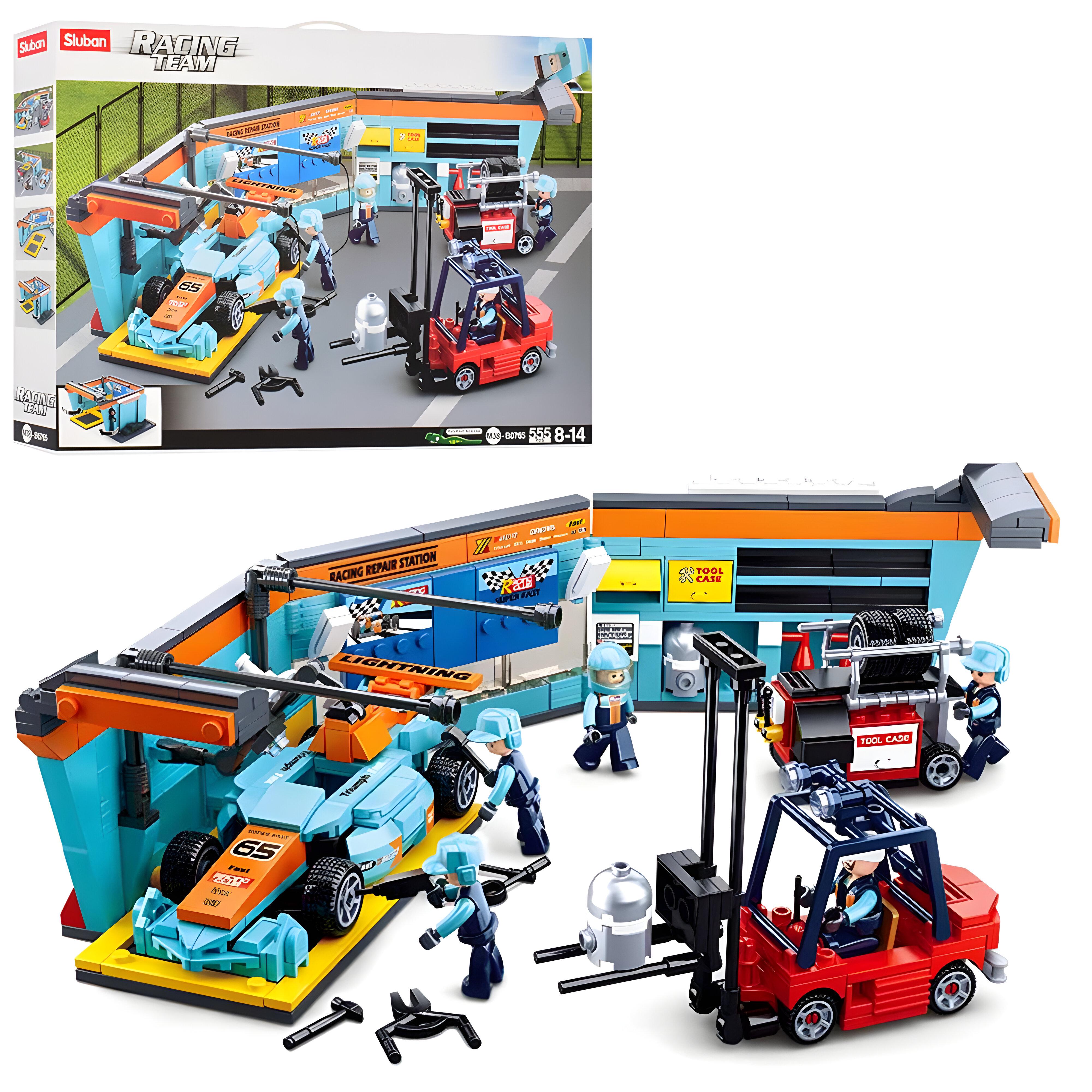 Конструктор Sluban Станция технического обслуживания 555 дет. (M38-B0765)