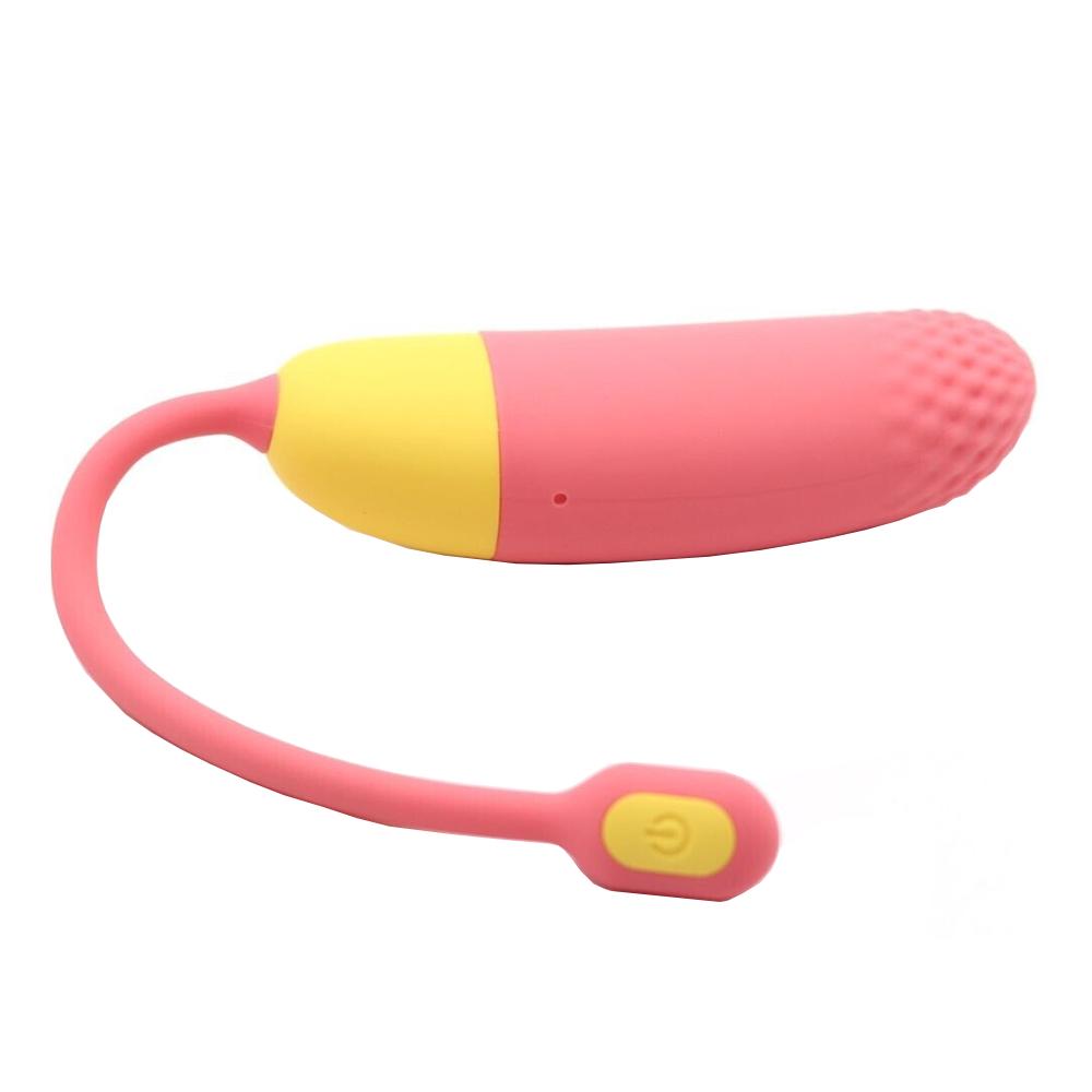 Виброяйцо Magic Motion Magic Vini 10 см Розовый с оранжевым (32147)