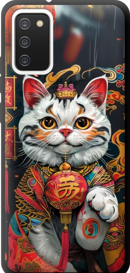Чехол на Samsung Galaxy A02s A025F China Cat v2 (6135b-2203-42517)