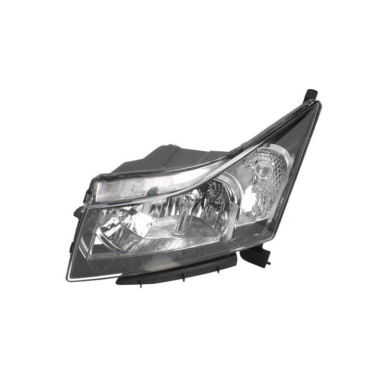 Фара передня ліва Chevrolet Cruze 2009- H4 чорна рамка (235-1110LMLDEM2)