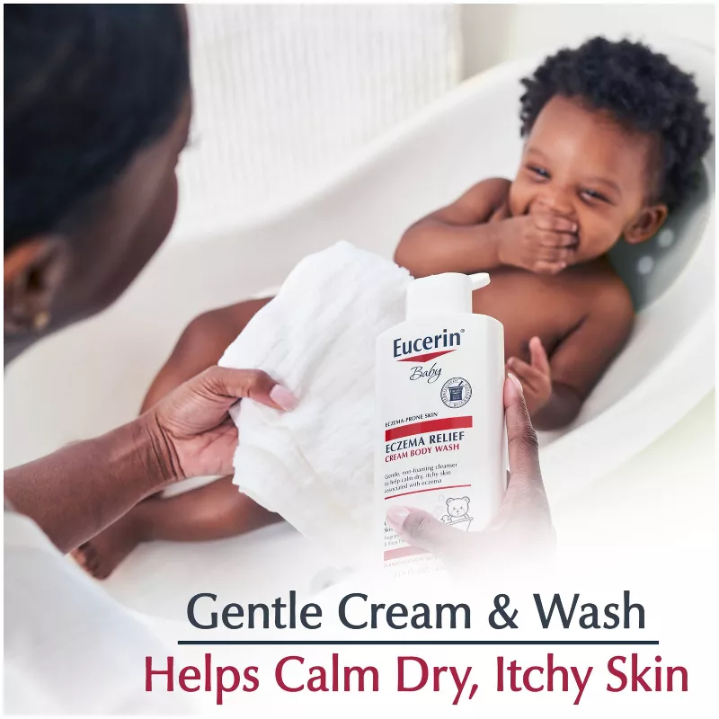 Eucerin, Baby, кремовий гель для душу проти екземи, 400 мл (13,5 рідк. унції) - фото 6