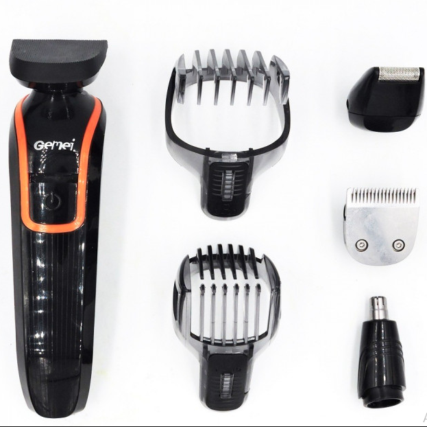 Машинка для стрижки волос и бороды 6в1 бритва триммер Gemei GM-583 Pro