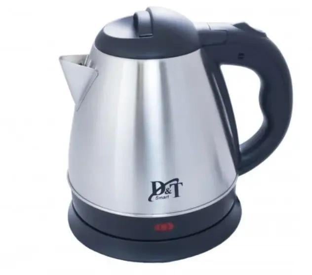 Электрочайник из нержавеющей стали D&T DT-8122 1500W 1,2 л