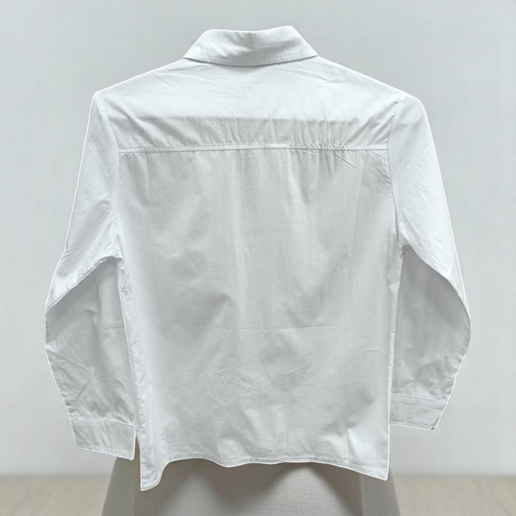 Сорочка дитяча для хлопчика Kids C1822 з довгим рукавом 116 см White (B_C1822White/116) - фото 2 Сорочка дитяча для хлопчика Kids C1822 з довгим рукавом 116 см White (B_C1822White/116) - фото 2