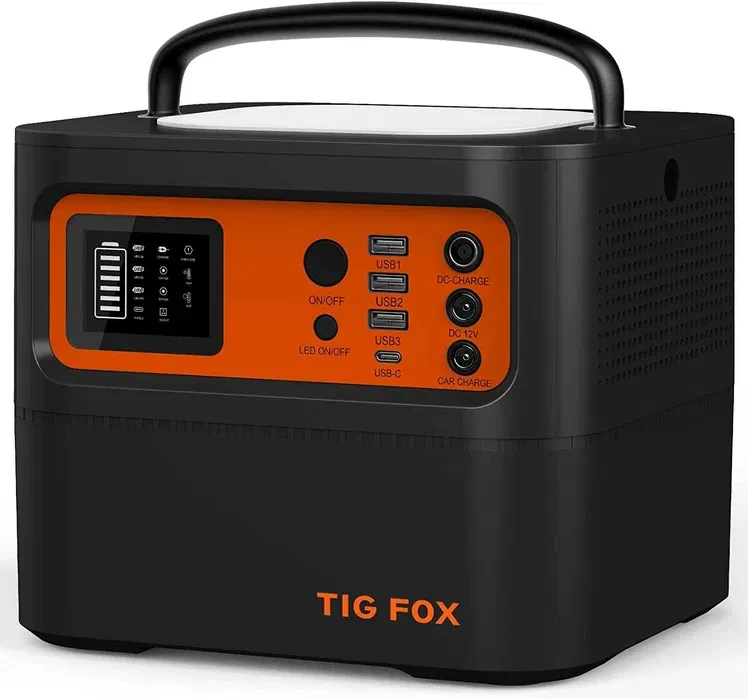 Портативна зарядна станція TIG FOX Portable 540 Wh живлення до 8 годин