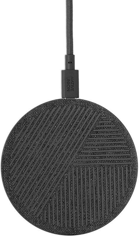 Зарядное устройство беспроводное Native Union Drop Wireless Charger Fabric Slate Drop -GRY-FB-V2