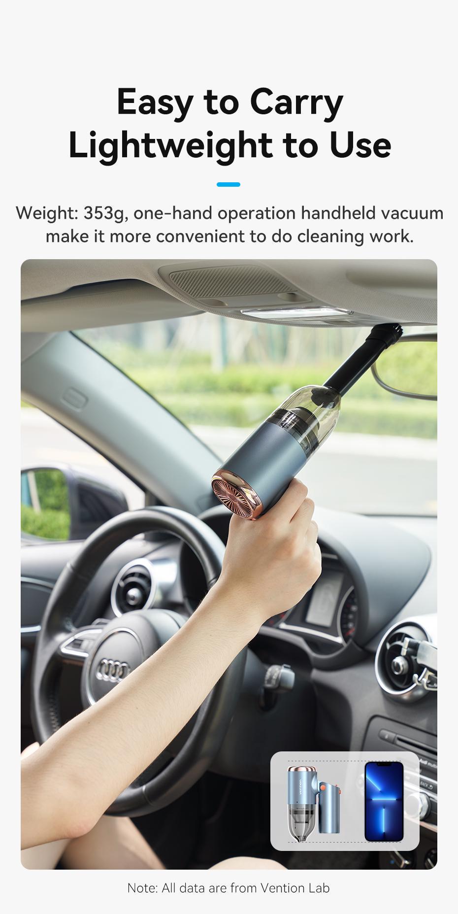 Автопилосос бездротовий Vention 70W 5000Pa Синій (KRAL0) - фото 14