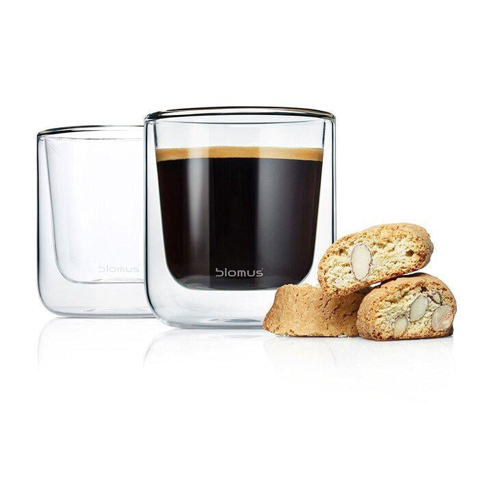 Набор чашек для кофе Blomus Nero фарфор 2 пр. 80 мл (2497017) Набор чашек для кофе Blomus Nero фарфор 2 пр. 80 мл (2497017)