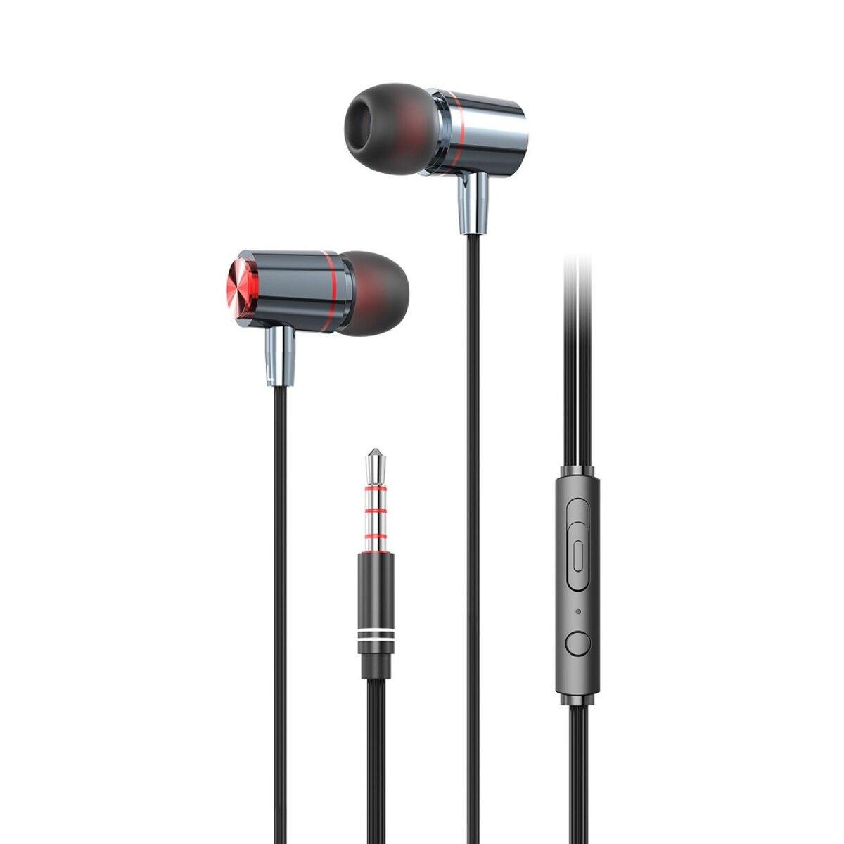 Навушники Charome A6 Red Dot Universal Earphone with Mic Black (6974324910236)