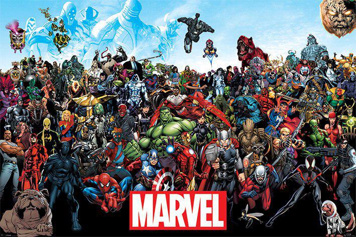 Постер плакат Marvel Universe 61x91,5 см Постер плакат Marvel Universe 61x91,5 см