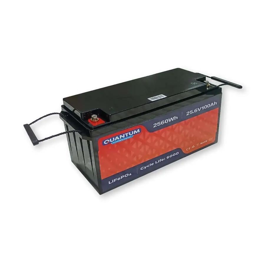 Блок акумуляторний Quantum LFPEco ABS LS 2,56 kWh/25,6V/100 Ah Black (29815682) Блок акумуляторний Quantum LFPEco ABS LS 2,56 kWh/25,6V/100 Ah Black (29815682)