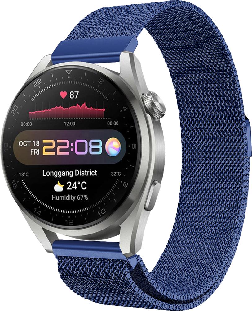 Ремешок Миланская петля Milano Huawei Watch 3 Pro Blue (22519) Ремешок Миланская петля Milano Huawei Watch 3 Pro Blue (22519)