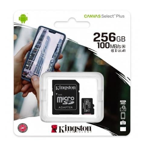 Карта памяти Kingston Canvas Select Plus MicroSDXC UHS-I/U3 Class 10 SDCS2 256 GB