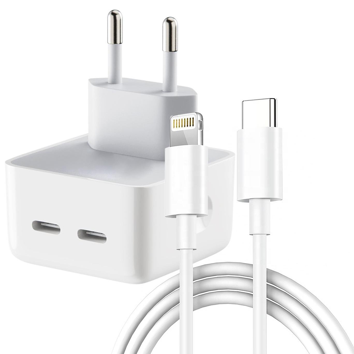 Зарядное устройство Dual USB-C Port Power с быстрой зарядкой 35 W (78e48685)