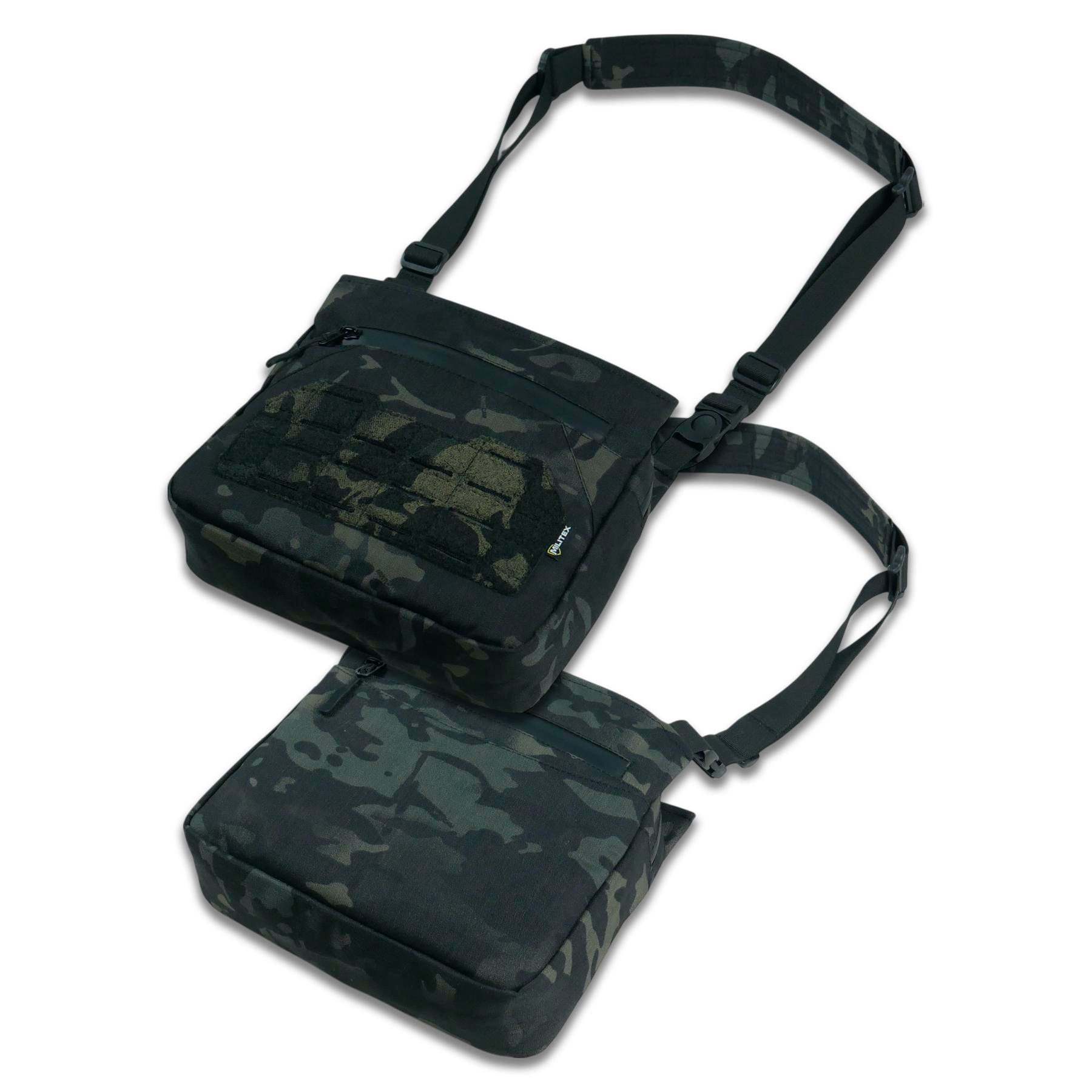 Сумка через плече Militex Tactic City Cordura з покриттям IRR Мультикам/Чорний (27516726) - фото 4 Сумка через плече Militex Tactic City Cordura з покриттям IRR Мультикам/Чорний (27516726) - фото 4