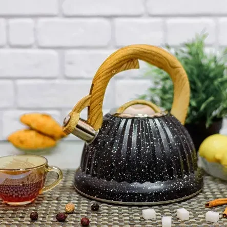 Чайник для индукционной плиты Edenberg EB-8810 из нержавеющей стали 3 л Черный (2530556620) Чайник для индукционной плиты Edenberg EB-8810 из нержавеющей стали 3 л Черный (2530556620)