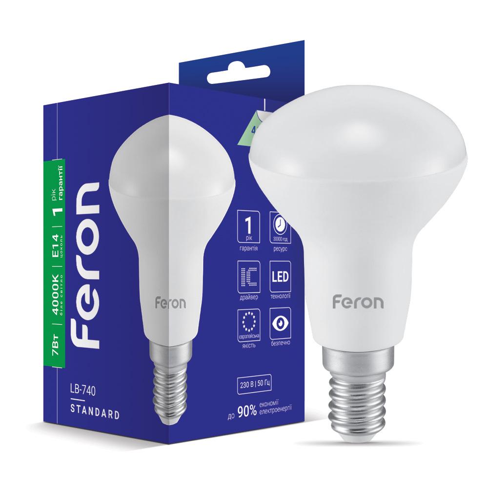 Светодиодная лампа Feron LB-740 7 Вт E14 4000K (15073)