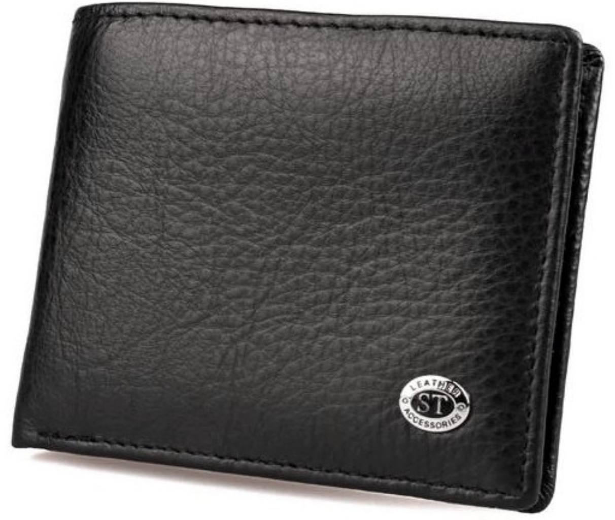 Кошелек мужской кожаный ST 460 с зажимом на магните (15863) Кошелек мужской кожаный ST 460 с зажимом на магните (15863)