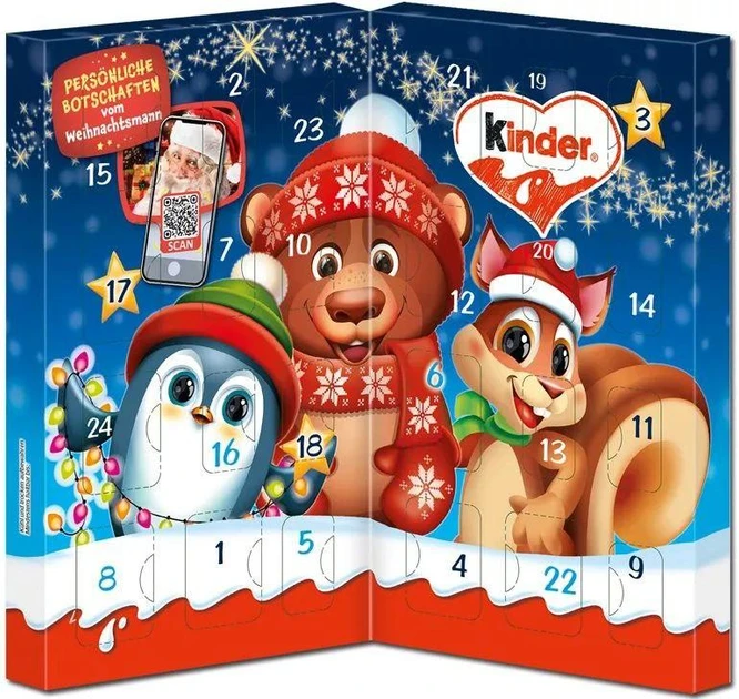 Адвент-календар Кinder Mini Tisch Ведмедик 113 г (2818261278)
