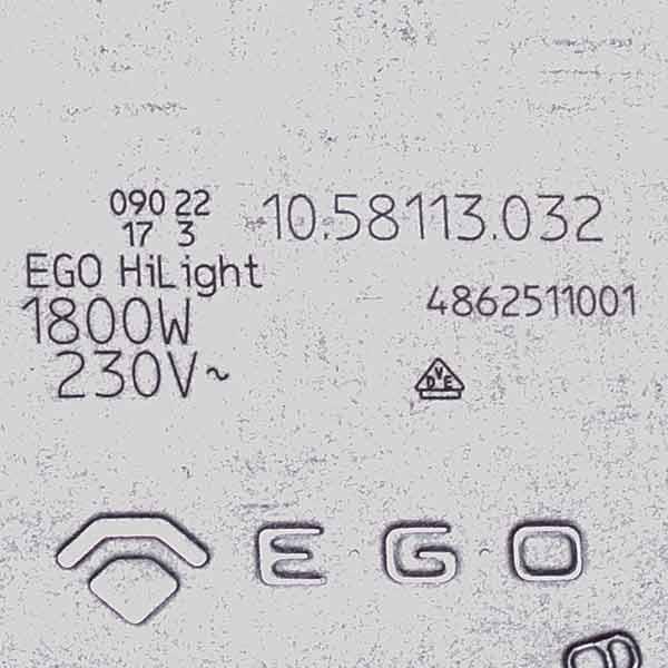 Конфорка для стеклокерамической поверхности COK061UN EGO D 200 мм 1800W 10.58113.032 (00000037286) - фото 5 Конфорка для стеклокерамической поверхности COK061UN EGO D 200 мм 1800W 10.58113.032 (00000037286) - фото 5