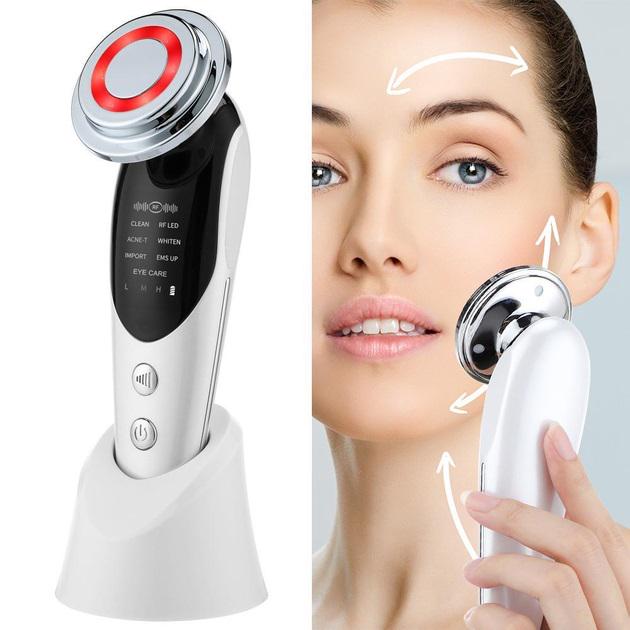Массажер микролифтинговый для лица Bigsmile M 8807 7в1 Белый (25333853) - фото 8