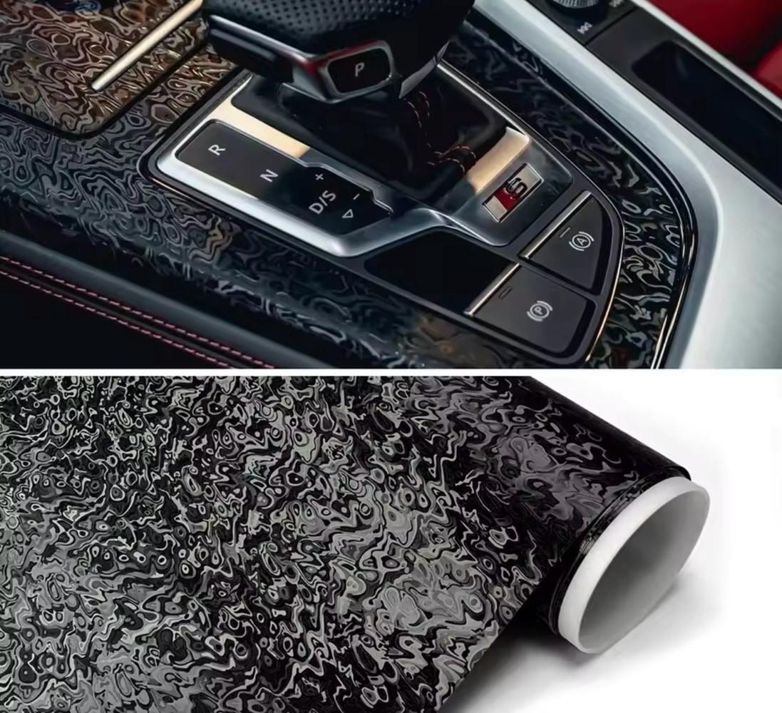 Плівка самоклеюча СONGSHANG Сталь Дамаску поліуретанова 50x150 см (2219516795) - фото 4 Плівка самоклеюча СONGSHANG Сталь Дамаску поліуретанова 50x150 см (2219516795) - фото 4